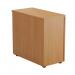 First 3 Drawer Desk High Pedestal 404x800x730mm Beech KF79930 KF79930