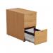 First 3 Drawer Desk High Pedestal 404x800x730mm Beech KF79930 KF79930