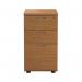First 3 Drawer Desk High Pedestal 404x800x730mm Nova Oak KF79931 KF79931