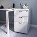 First 3 Drawer Desk High Pedestal 404x800x730mm Nova Oak KF79931 KF79931