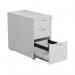 First 3 Drawer Desk High Pedestal 404x800x730mm Deep White KF79932 KF79932