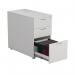 First 3 Drawer Desk High Pedestal 404x800x730mm Deep White KF79932 KF79932