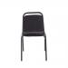First Banqueting Chair 445x535x845mm Charcoal KF79934 KF79934