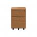 First 2 Drawer Mobile Pedestal 404x500x595mm Nova Oak KF79990 KF79990