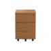 First 3 Drawer Mobile Pedestal 400x500x595mm Nova Oak KF79992 KF79992