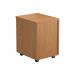 First 3 Drawer Mobile Pedestal 400x500x595mm Nova Oak KF79992 KF79992