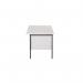 Serrion Rectangular 4 Leg Desk 1200x750x730mm White KF800002 KF800002