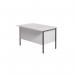 Serrion Rectangular 4 Leg Desk 1200x750x730mm White KF800002 KF800002