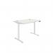 Astin Economy Single Motor SitStand Desk 1200x800x705-1220mm Arctic WhiteWhite KF800012 KF800012