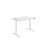 Astin Economy Single Motor SitStand Desk 1200x800x705-1220mm Arctic WhiteWhite KF800012 KF800012