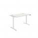 Astin Economy Single Motor SitStand Desk 1400x800x705-1220mm Arctic WhiteWhite KF800016 KF800016