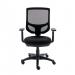 Astin Nesta Mesh Back Operator Chair with Adjustable Arms 590x900x1050mm Black KF800023 KF800023