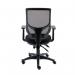 Astin Nesta Mesh Back Operator Chair Black with Adjustable Arms 590x900x1050mm Charcoal KF800023 KF800023