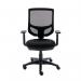 Astin Nesta Mesh Back Operator Chair Black with Adjustable Arms 590x900x1050mm Charcoal KF800023 KF800023