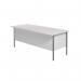 Serrion Rectangular 4 Leg Desk 1800x750x730mm White KF800024 KF800024