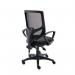 Astin Nesta Mesh Back Operator Chair Charcoal with Fixed Arms 590x900x1050mm Royal Blue KF800025 KF800025