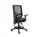 Astin Nesta Mesh Back Operator Chair Charcoal with Adjustable Arms 590x900x1050mm Black KF800026 KF800026