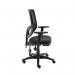 Astin Nesta Mesh Back Operator Chair Charcoal with Adjustable Arms 590x900x1050mm Black KF800026 KF800026