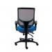 Astin Nesta Mesh Back Operator Chair Royal Blue with Fixed Arms 590x900x1050mm Charcoal KF800027 KF800027