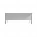 Serrion Rectangular 2 Drawer Pedestal 4 Leg Desk 1800x750x730mm White KF800065 KF800065