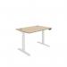 Polaris Dual Motor SitStand Desk 1200x800 OakWhite KF800105 KF800105