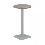 Jemini Origin 600mm High Table Grey OakSilver KF800154 KF800154