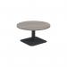 Jemini Origin 800mm Low Table Grey OakBlack KF800170 KF800170