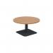 Jemini Origin 800mm Low Table Nova OakBlack KF800171 KF800171