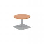 Jemini Origin 600mm Low Table BeechSilver KF800173 KF800173