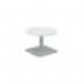 Jemini Origin 600mm Low Table WhiteSilver KF800178 KF800178