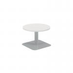 Jemini Origin 600mm Low Table WhiteSilver KF800178 KF800178