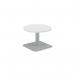 Jemini Origin 600mm Low Table WhiteSilver KF800178 KF800178