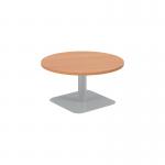 Jemini Origin 800mm Low Table BeechSilver KF800179 KF800179