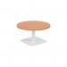 Jemini Origin 800mm Low Table BeechWhite KF800189 KF800189