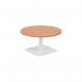 Jemini Origin 800mm Low Table BeechWhite KF800189 KF800189