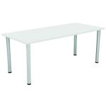 Serrion Rectangular Meeting Table White KF800210 KF800210