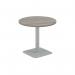 Jemini Origin 800mm Mid Table Grey OakSilver KF800212 KF800212