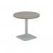 Jemini Origin 800mm Mid Table Grey OakSilver KF800212 KF800212