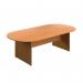 Serrion Wooden Boardroom Table 2400x1200x730mm Beech KF800242 KF800242