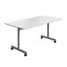 Serrion Tilting Rectangular Table 1600x800x730mm WhiteSilver KF800292 KF800292