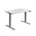 Serrion Dual Motor SitStand Desk 1200x800x630-1290mm WhiteSilver KF800332 KF800332