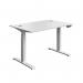 Serrion Dual Motor SitStand Desk 1200x800x630-1290mm WhiteWhite KF800336 KF800336