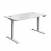 Serrion Dual Motor SitStand Desk 1400x800x630-1290mm WhiteWhite KF800339 KF800339