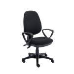 Two Lever Sheaf Operator Chair Black with Fixed Arms KF800371 KF800371