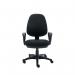 Two Lever Sheaf Operator Chair Black with Fixed Arms KF800371 KF800371
