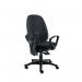 Two Lever Sheaf Operator Chair Black with Fixed Arms KF800371 KF800371