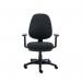 Two Lever Sheaf Operator Chair Black with Adjustable Arms KF800372 KF800372