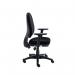 Two Lever Sheaf Operator Chair Black with Adjustable Arms KF800372 KF800372
