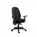 Two Lever Sheaf Operator Chair Black with Adjustable Arms KF800372 KF800372