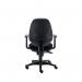 Two Lever Sheaf Operator Chair Black with Adjustable Arms KF800372 KF800372